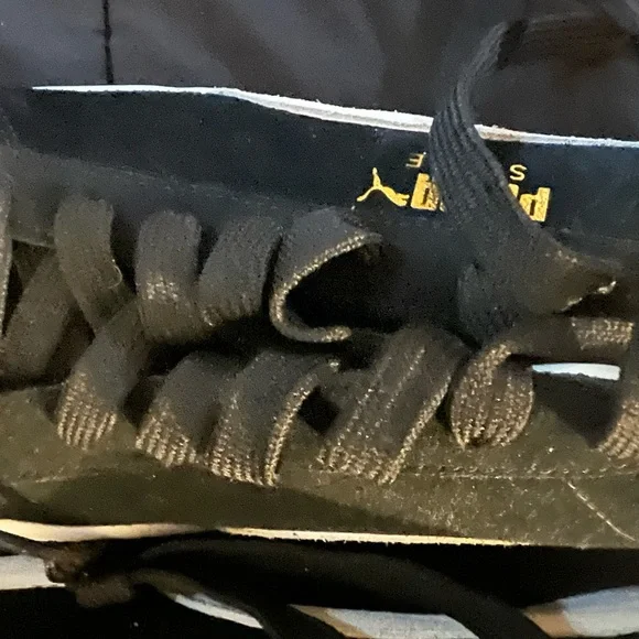 MENS Suede black puma Sneakers size 13 - Picture 8 of 13